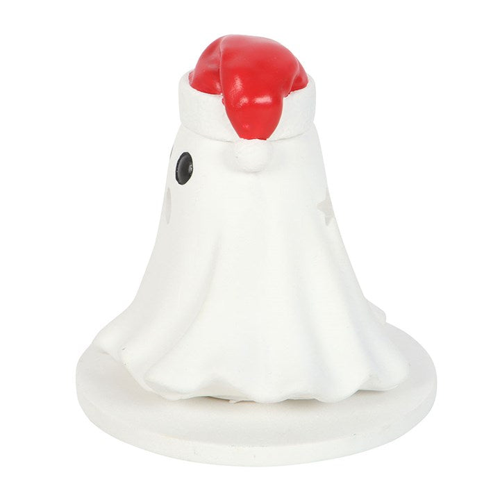Ghost with Santa Hat Incense Cone Holder
