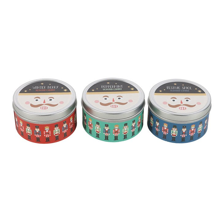 Set of 12 Nutcracker Candles in Display