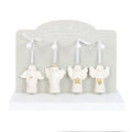 Set of 24 Angel Sentiment Ornaments on Display